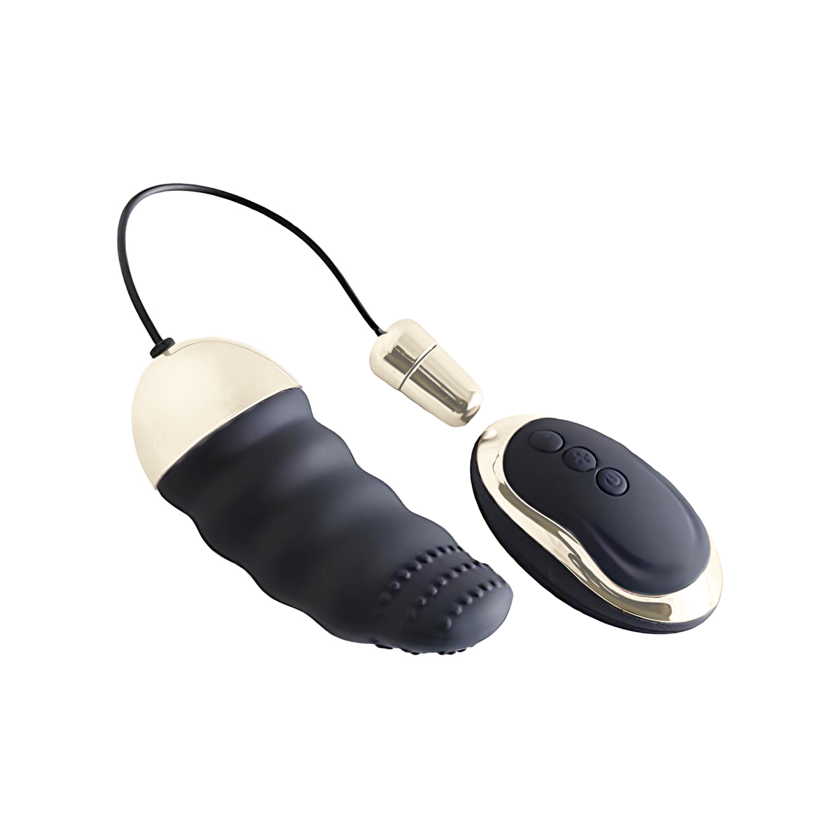 Cápsula Vibratória Recarregável com Cerdas Estimuladoras, 10 Modos De Vibração e Controle Remoto Sem Fio - Remote Control Jump Egg | 8,7 x 3,6 cm | Disponível Em 2 Cores - 2