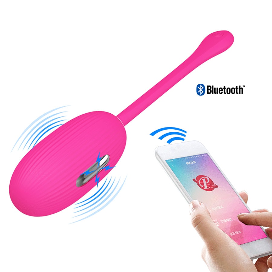 Cápsula Vibratória em Silicone com 12 Modos de Vibração, 3 Intensidades de Choque e Controle via App  - Pretty Love Doreen | 7,2 x 3,3 cm | Disponível em 2 Cores - 7