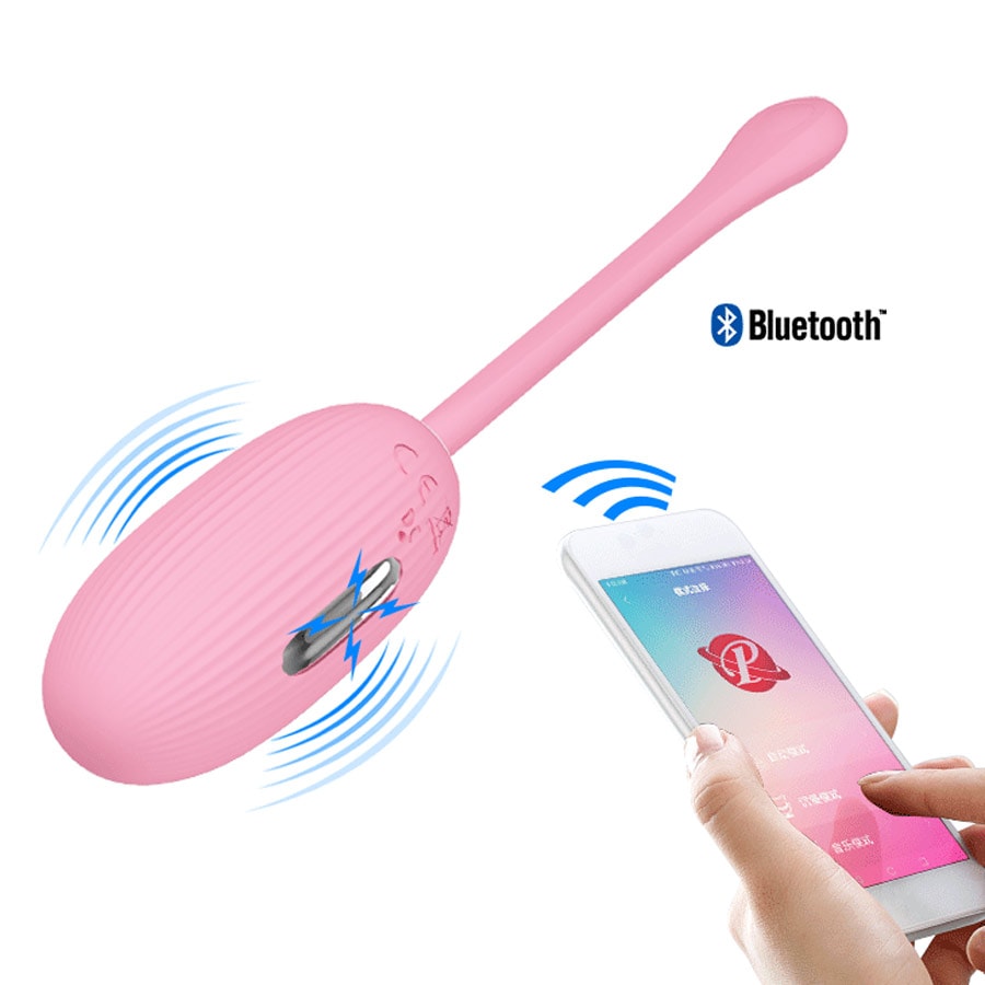 Cápsula Vibratória em Silicone com 12 Modos de Vibração, 3 Intensidades de Choque e Controle via App  - Pretty Love Doreen | 7,2 x 3,3 cm | Disponível em 2 Cores - 17