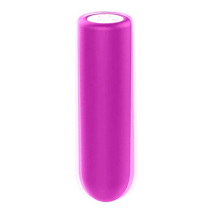Cápsula Vibratória em Silicone com 9 Modos de Vibração, Resistente à Água e Recarregável - SI Seed | 7 x 1,8 cm | Disponível em 5 Cores - 5