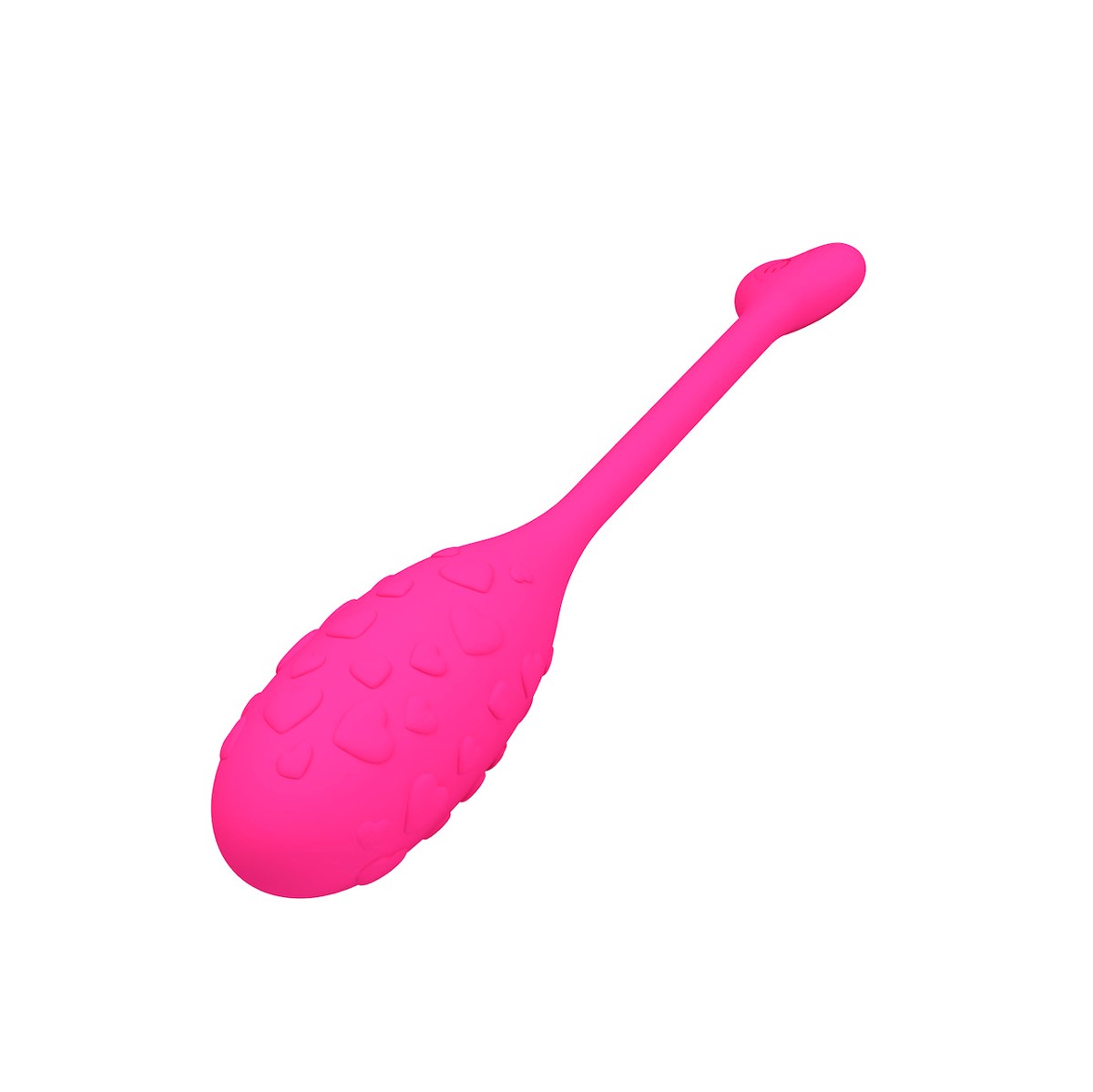 Cápsula Vibratória em Silicone Texturizado com Corações, 12 Modos de Vibração, Controle via Aplicativo e Recarregável - Pretty Love Fisherman | 7,5 x 3,1 cm - 2