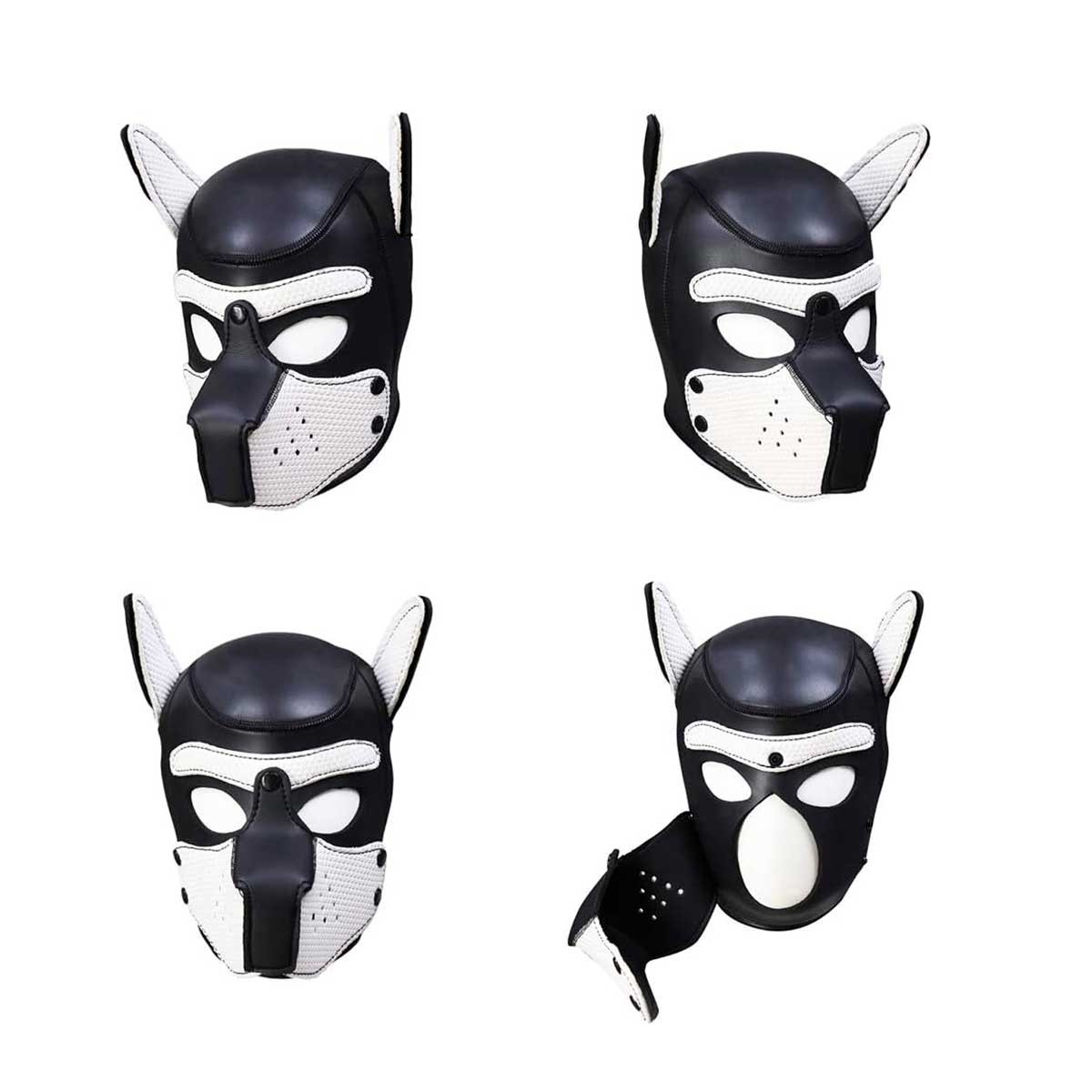 Capuz Sado em Neoprene com Formato de Cachorro e Focinho Removível - Puppy Hood | Tamanho Único | Disponível em 4 Cores - 12