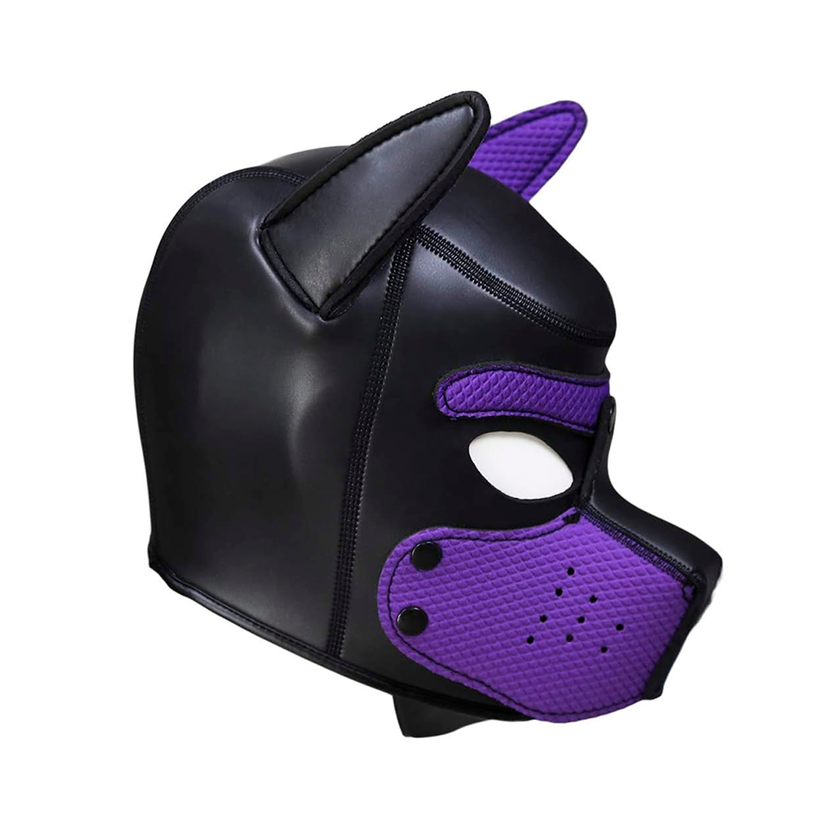 Capuz Sado em Neoprene com Formato de Cachorro e Focinho Removível - Puppy Hood | Tamanho Único | Disponível em 6 Cores - 15