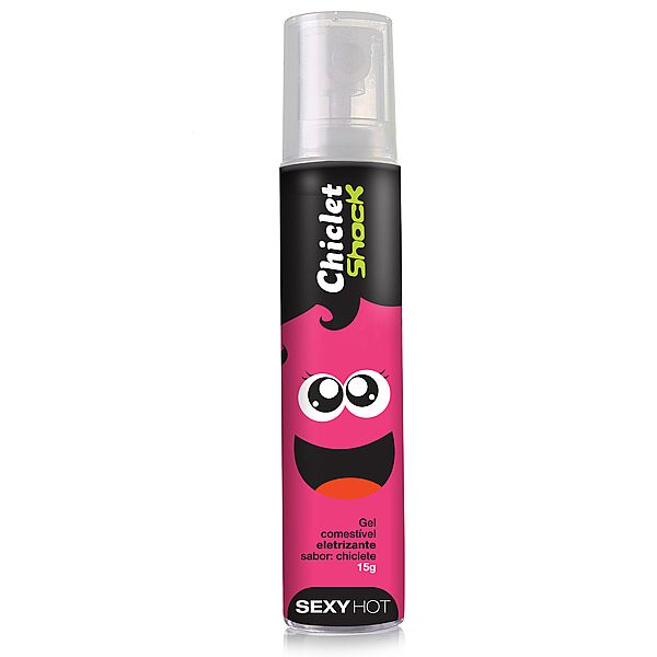Gel Eletrizante Comestível - Chiclet Shock - 15 g | Sabor: Chiclete - 2