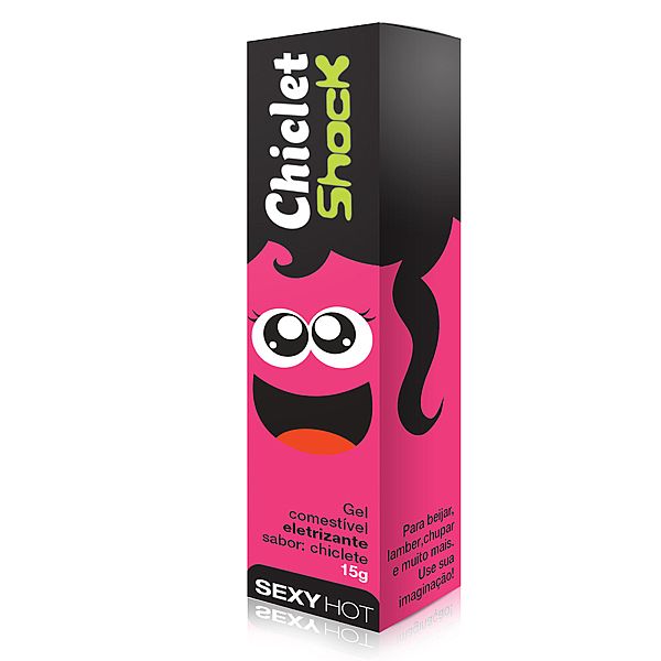 Gel Eletrizante Comestível - Chiclet Shock - 15 g | Sabor: Chiclete - 3