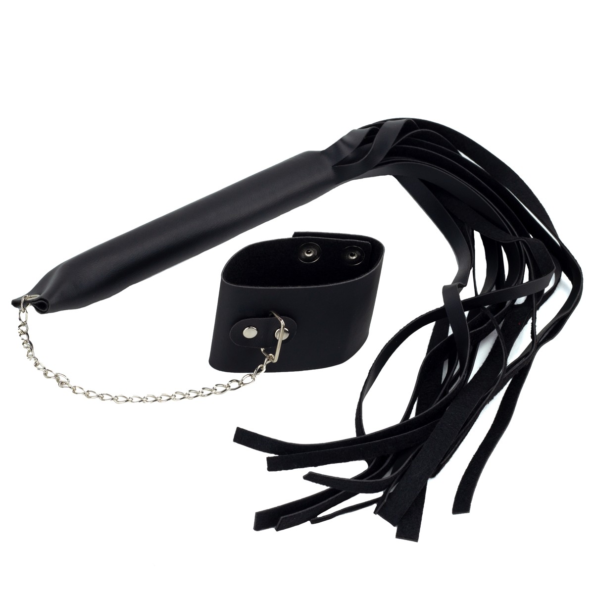 Chicote com Bracelete e Tiras em Couro Sintético - Exclusiva Linha Sado - 3