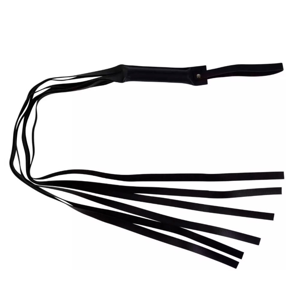 Chicote Reforçado em Couro Sintético com 6 Tiras - Brasil Fetiche | 108 cm | Disponível em 4 Cores - 2