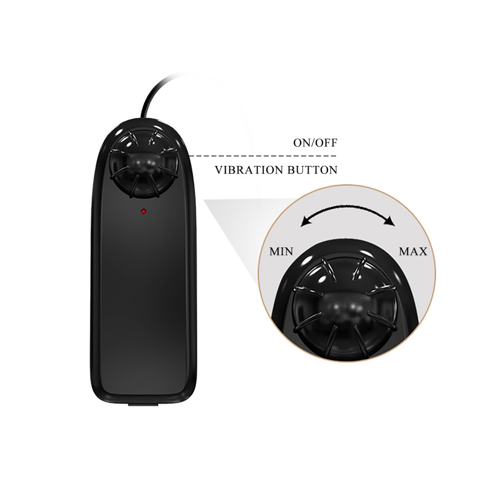 Cinta Ajustável com Prótese Peniana Realística de Vibração Multi Speed e Controle com Fio - Ultra Passionate Harness | 20 x 5,3 cm - 9
