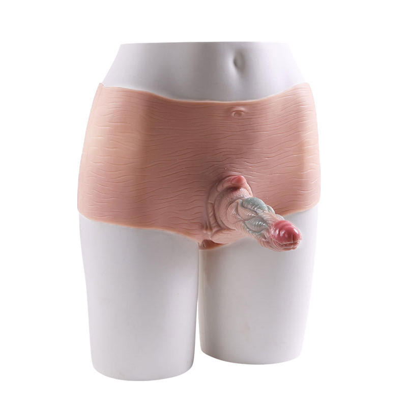 Cinta Estilo Cueca com Prótese Peniana Monster com Texturas Estimuladoras e Glande - 3R | 16,5 x 4,8 cm - 5
