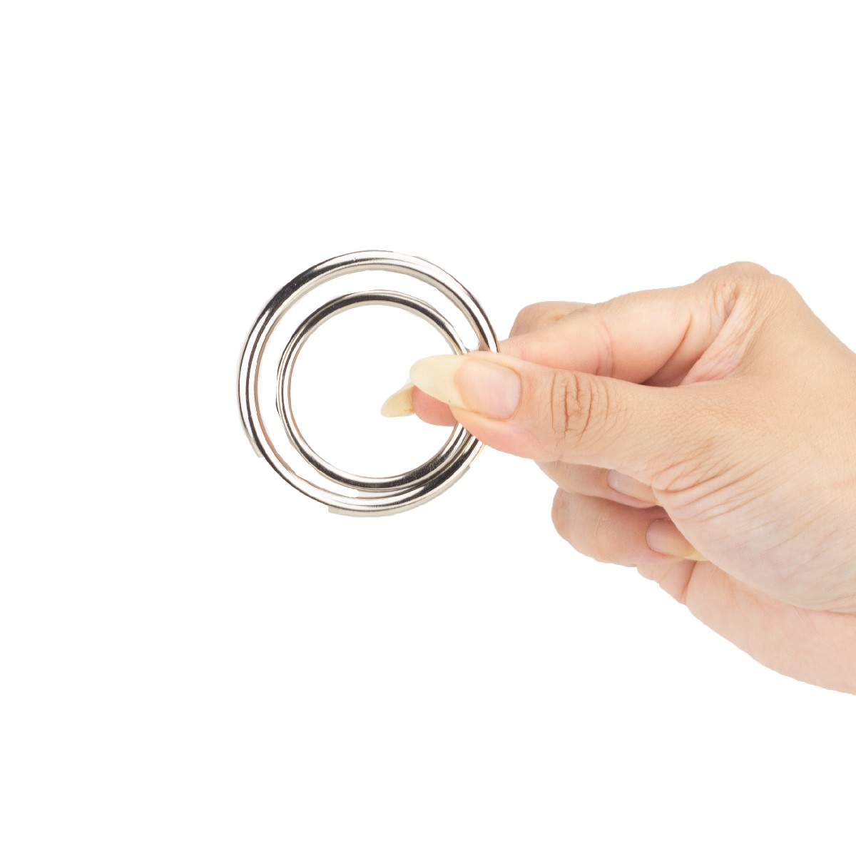 Cinta Peniana em Couro Sintético e Nylon com 2 Argolas em Metal para Regulagem - Tamanho Único - 4