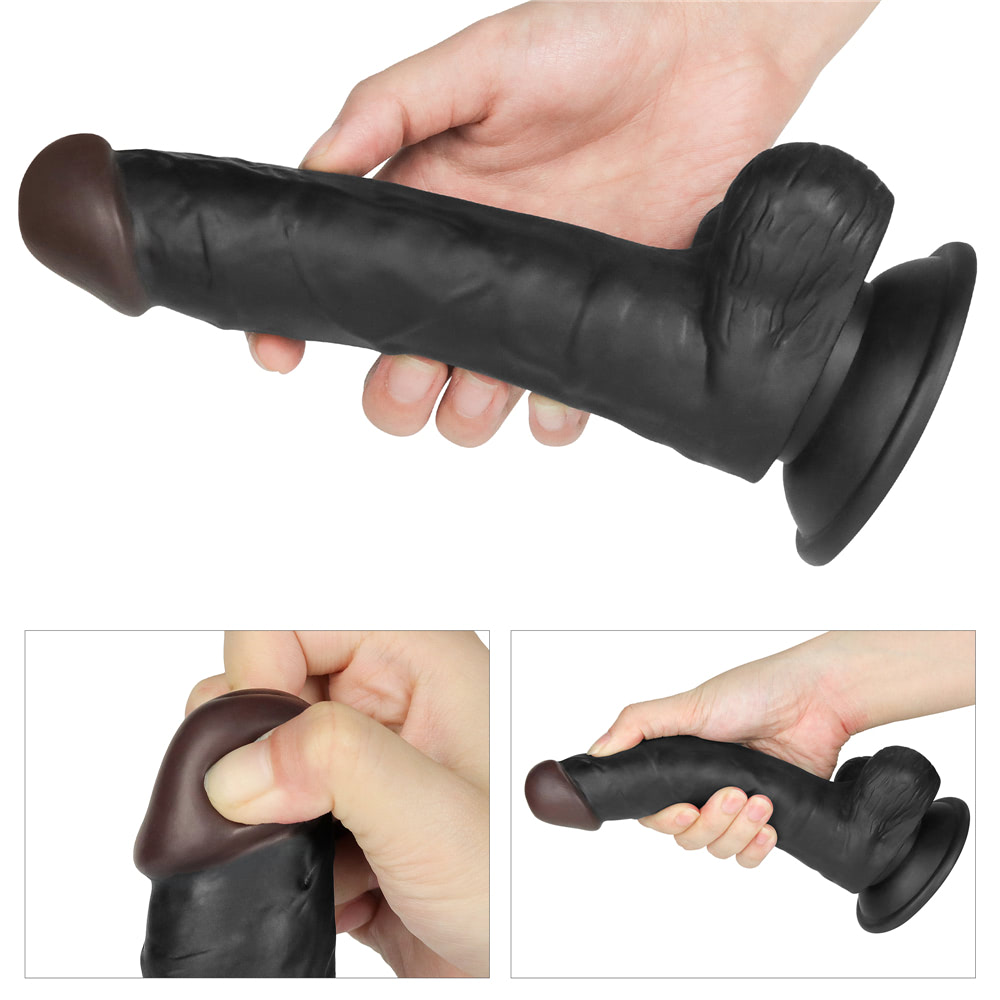 Cinta Peniana em Poliéster com Prótese Peniana Realística com Ventosa, Escroto e Glande Definida - Lovetoy Ingen Strap on Set 7.5  | 15,5 x 4 cm | Disponível em 2 Cores - 4