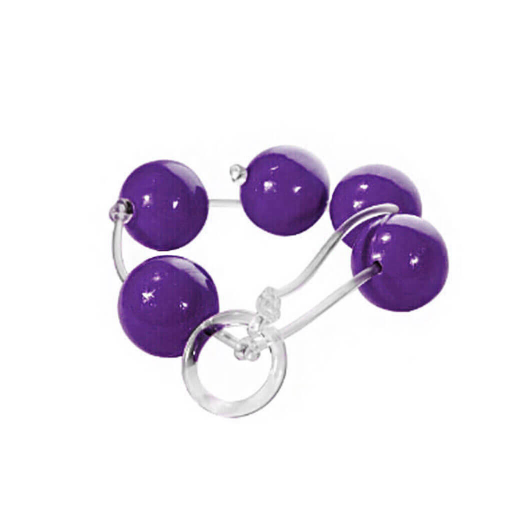 Colar Tailandês com 5 Bolas no Tamanho M - Hot Flowers | Disponível em 13 Cores - 16