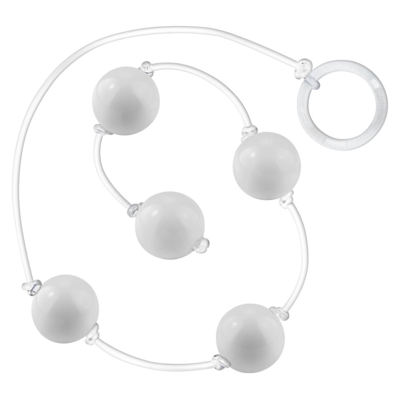 Colar Tailandês para Pompoarismo com 5 Esferas Plásticas, Cordão em Silicone e Argola Acrílica - La Pimienta | Disponível em 7 Cores - 12