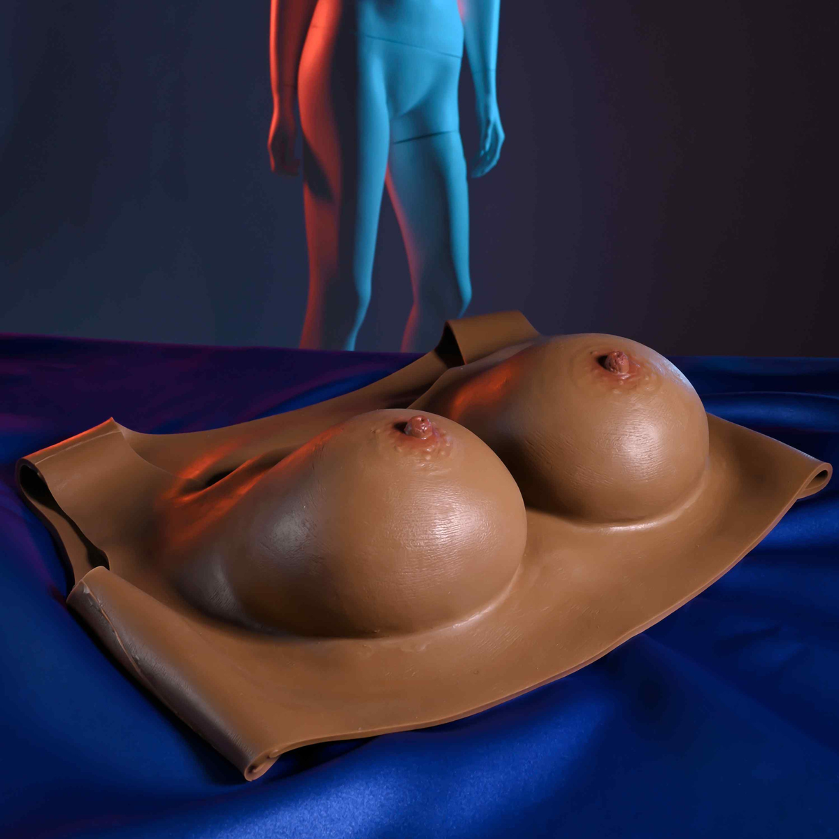 Colete de Peitoral Feminino em Silicone - Gender X Undergarments Plate C-Cup | Tamanho Único - 5