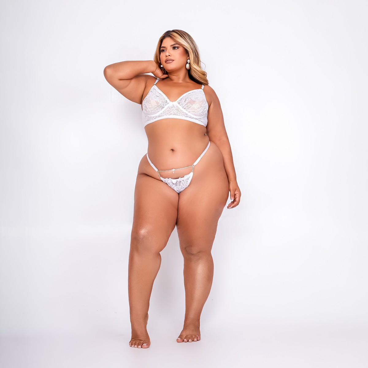 Conjunto Beijo Inesquecível - Tallyta Moda Apimentada | Plus Size | Disponível em 3 Cores - 1