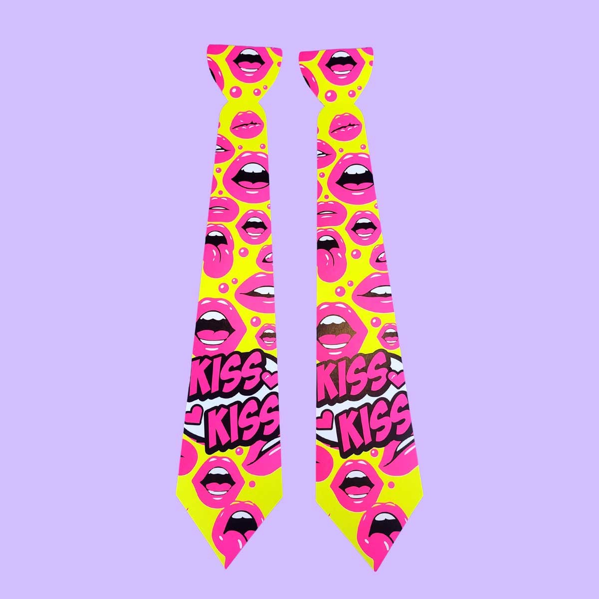 Conjunto de Gravatas com Efeito Neon - FestaChic - 6