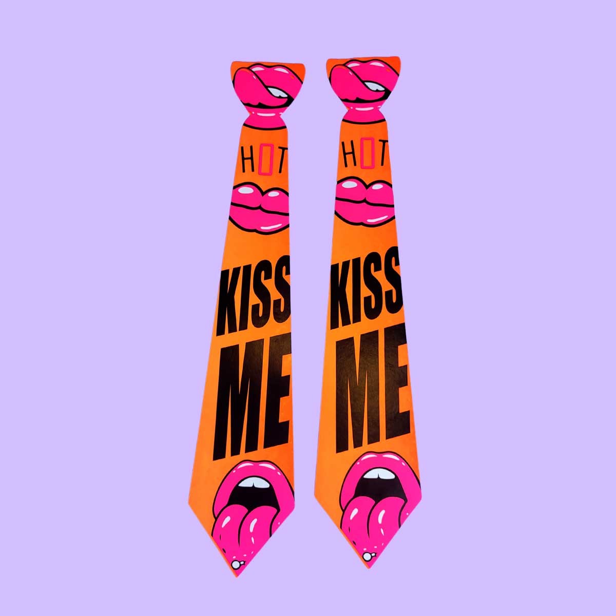 Conjunto de Gravatas com Efeito Neon - FestaChic - 5
