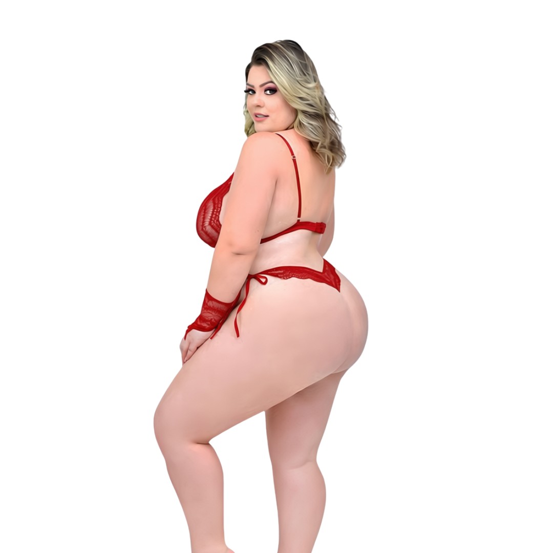 Conjunto Tailandesa Paixão - Tallyta Moda Apimentada | Disponível em 2 Cores no Tamanho Plus Size - 2