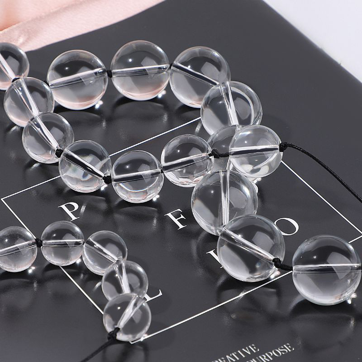 Cordão com 8 Bolas de Vidro para Pompoarismo "Tamanho M" - SI | 26 x 2,5 cm | 148g - 2