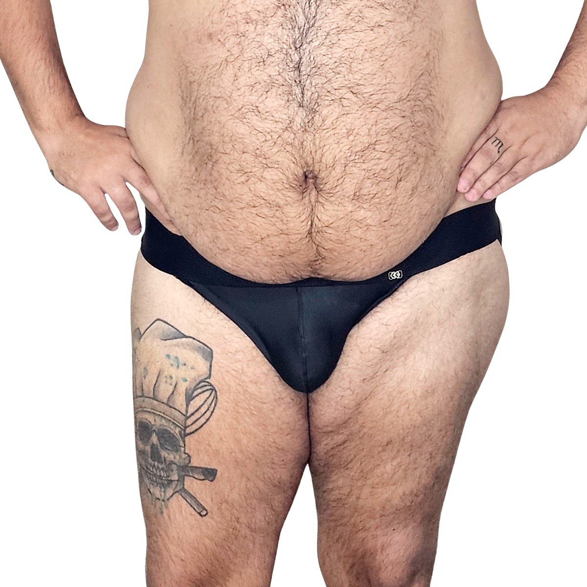 Cueca Jockstrap em Malha com Cós Elástico - Exclusiva Lingerie | Tamanho Plus Size | Disponível em 4 Cores - 5