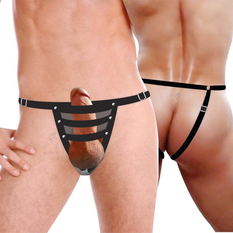 Cueca Jockstrap em Tule com Tiras - InNamorata Ruthless | Tamanho Único | Disponível em 3 Cores - 1