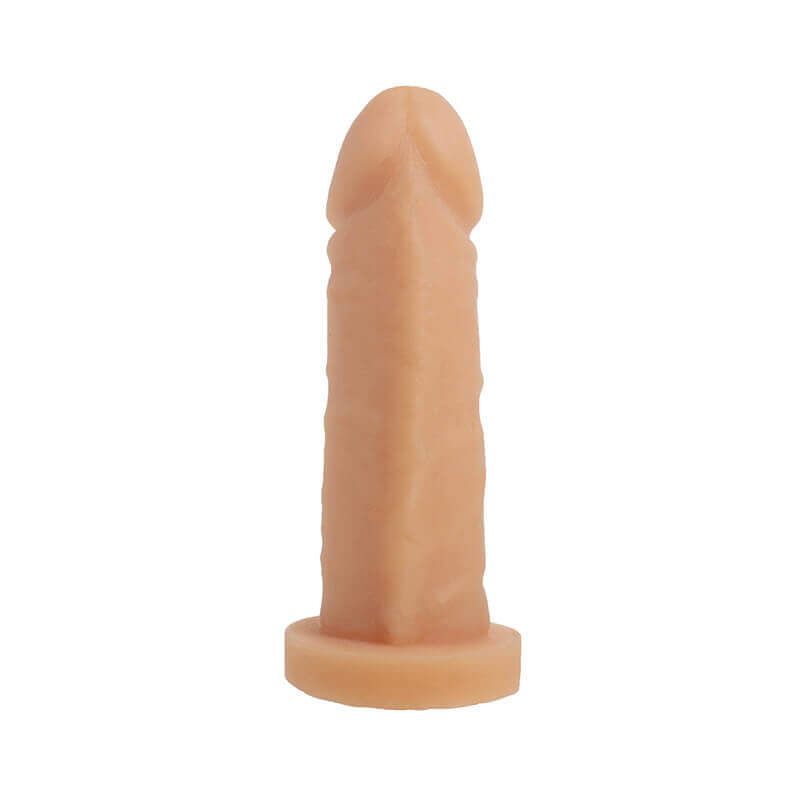 Prótese Realística em Cyberskin com Glande Definida, Veias Salientes e Vértebra - Cyber Dildo Martes | 14 x 3,6 cm - 4