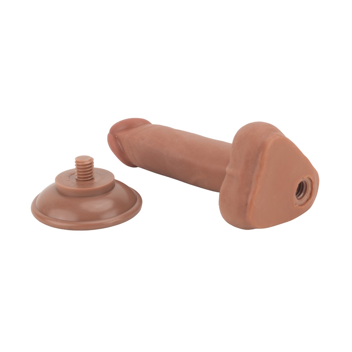 Prótese Peniana Realística Articulada com Glande, Veias, Escroto e Ventosa - Yaffa Super Cock | 13,5 x 3,2 cm | Disponível em 2 Cores - 8