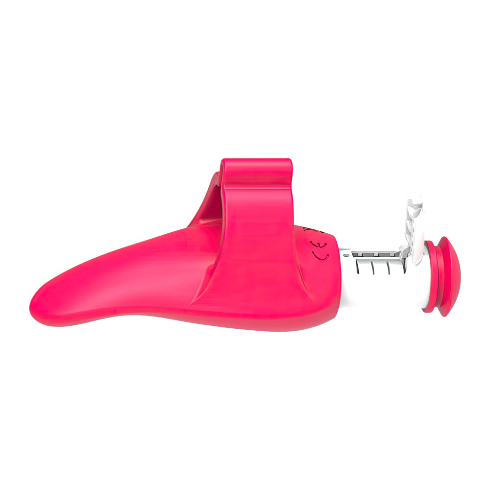 Dedeira Estimuladora de Clitóris e Ponto G em Silicone com Vibração - Magic | 6,8 x 3 cm | Disponível em 2 Cores - 9