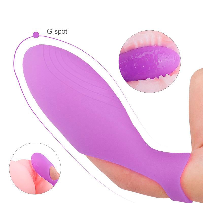 Dedeira Estimuladora de Ponto G e Clitóris com Textura Estimuladora e Bullet - S-Hande Vicky | Disponível em 2 Cores - 7