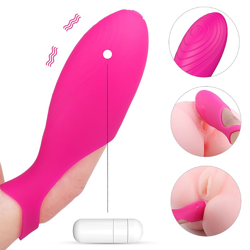 Dedeira Estimuladora de Ponto G e Clitóris com Textura Estimuladora e Bullet - S-Hande Vicky | Disponível em 2 Cores - 1