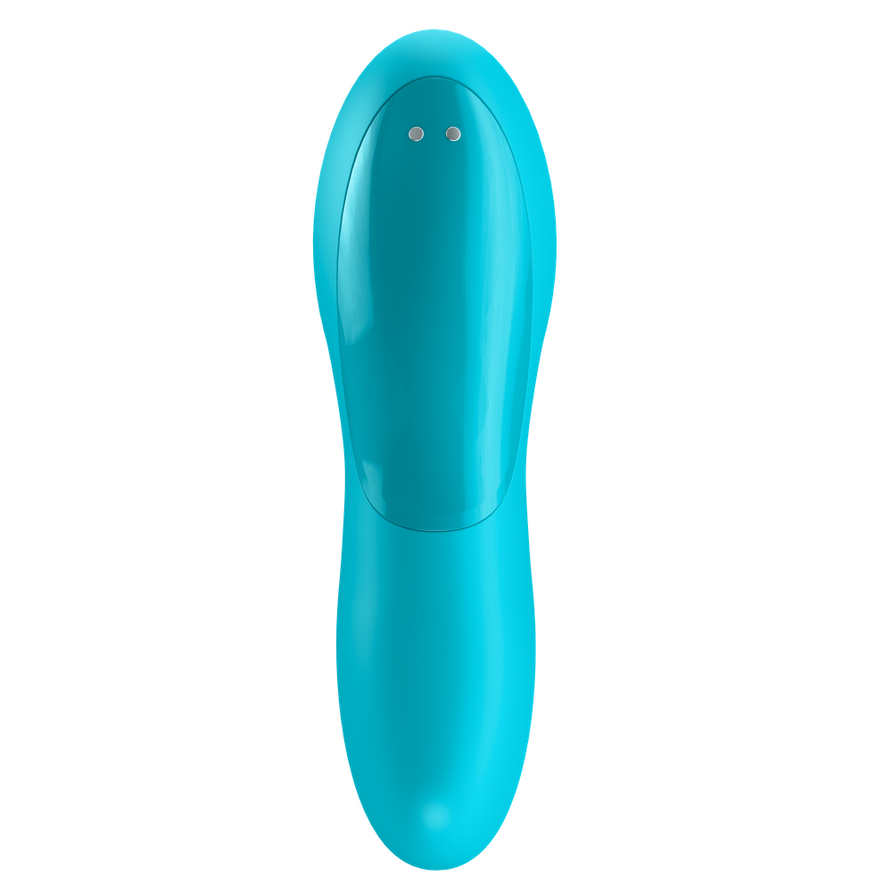 Dedeira Estimuladora em Silicone Bi Compatível à Prova D'Água e 12 Modos de Vibrações - Satisfyer Teaser | 12 x 3,2 cm - 3