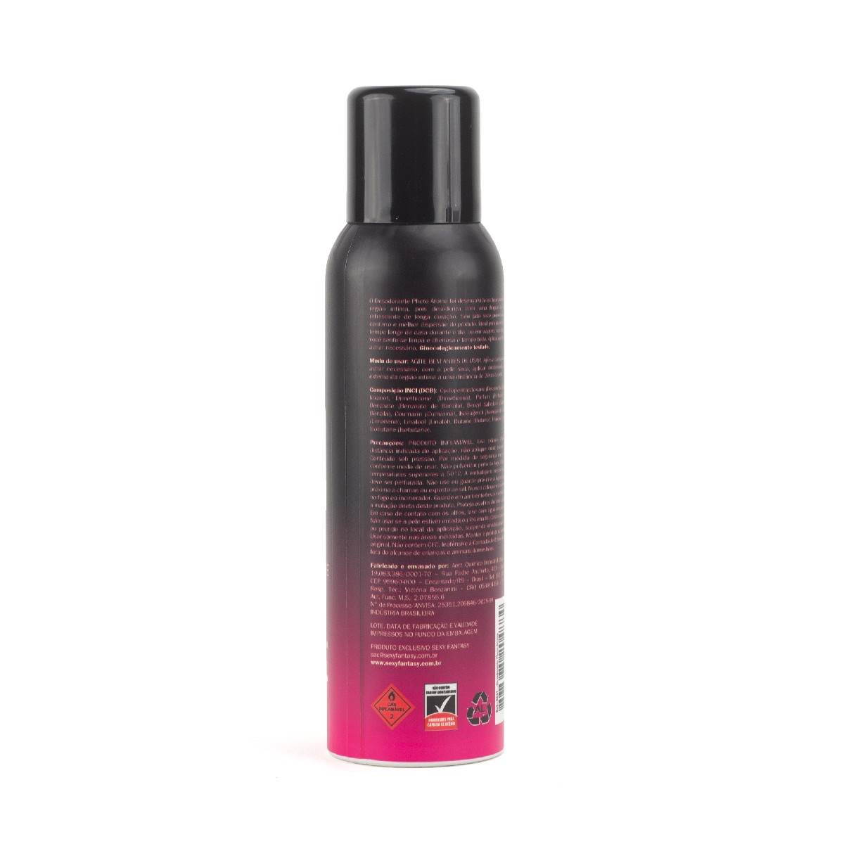 Desodorante Íntimo com Silicone e Fragrância Suave - Sexy Fantasy Phero Aroma Feminino | 150ml - 3
