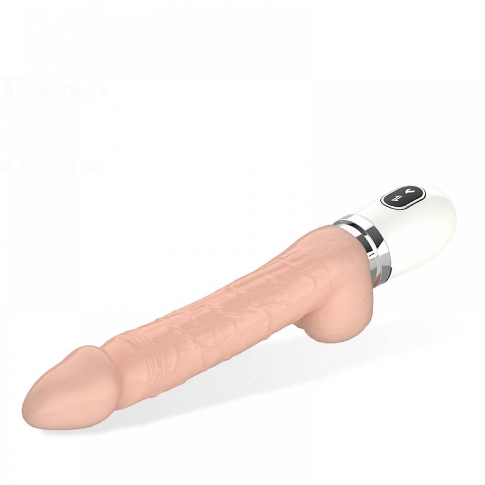 Mini Máquina do Sexo com Ventosa, Prótese em Silicone, Função de Rotação, Auto Aquecimento, 7 Vibrações e Controle Remoto Sem Fio - Dibe Cyclone Fire - 4