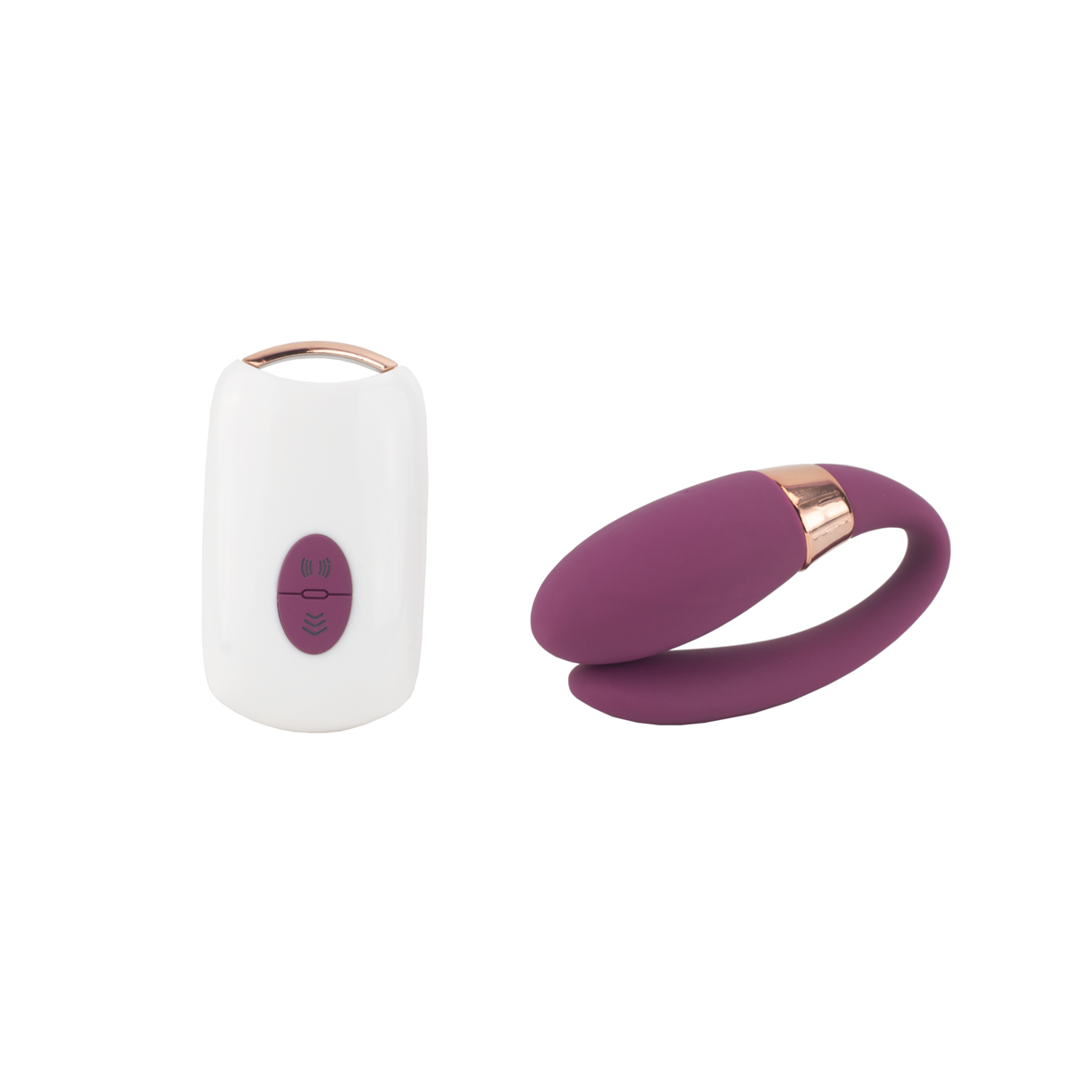 Vibrador para Casal Recarregável em Silicone com 7 Modos de Vibrações e Controle Remoto Sem Fio - Dibe | 8,4 x 3,1 cm | Disponível em 2 Cores - 7