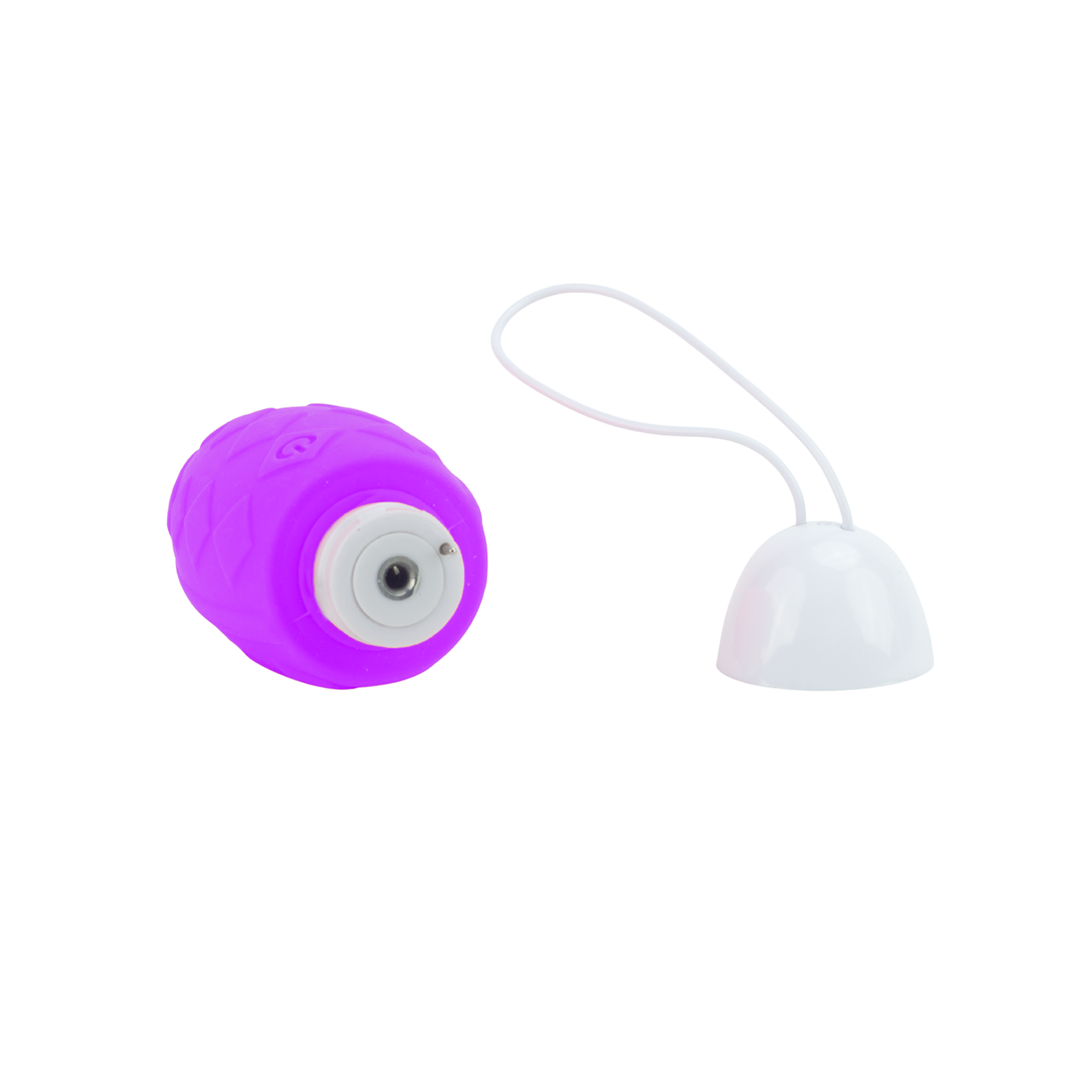Cápsula Vibratória em Silicone Atóxico com 10 Modos de Vibração e Carregamento via USB - Man Nuo Dini Vibrating Egg | 8 x 3,2 cm | Disponível em 2 Cores - 3