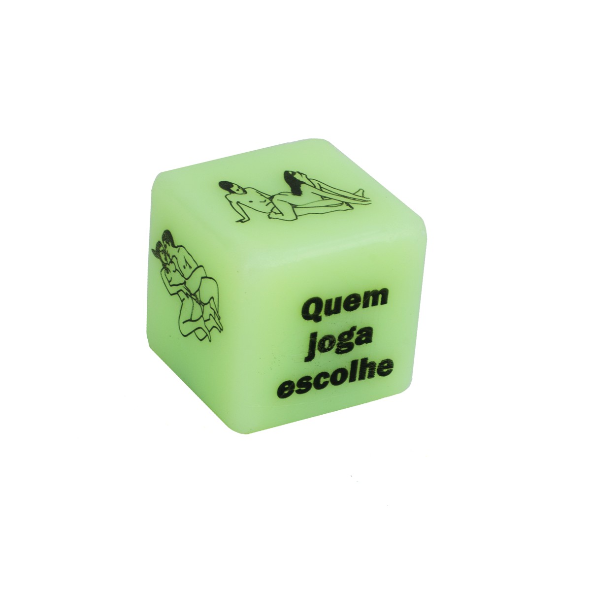 Jogo do Prazer Hot com 2 Dados que Brilham no Escuro - Diversão ao Cubo - 4