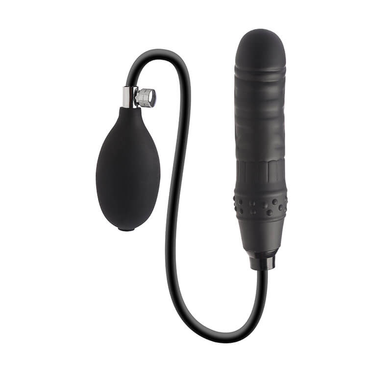 Plug Anal Inflável com Formato de Pênis em Elastômero - Dom H9 Dildo | 12,4 x 3,2 cm - 2