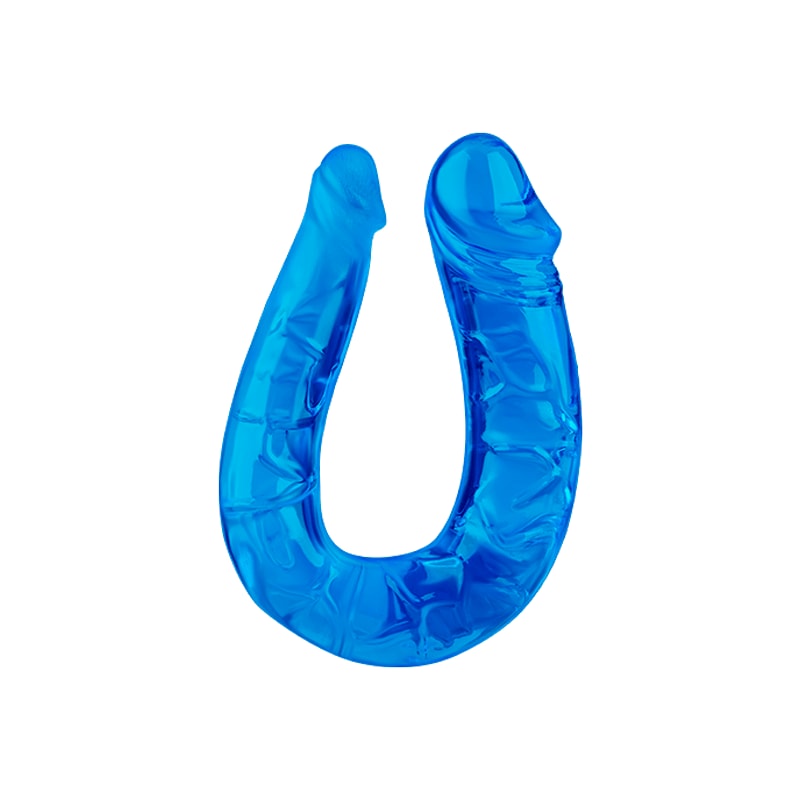 Prótese Dupla com Veias Massageadoras e Glande Saliente nas Duas Extremidades - LyBaile Double Dong | 28,8 x 3,3 cm | Disponível em 5 Cores - 8