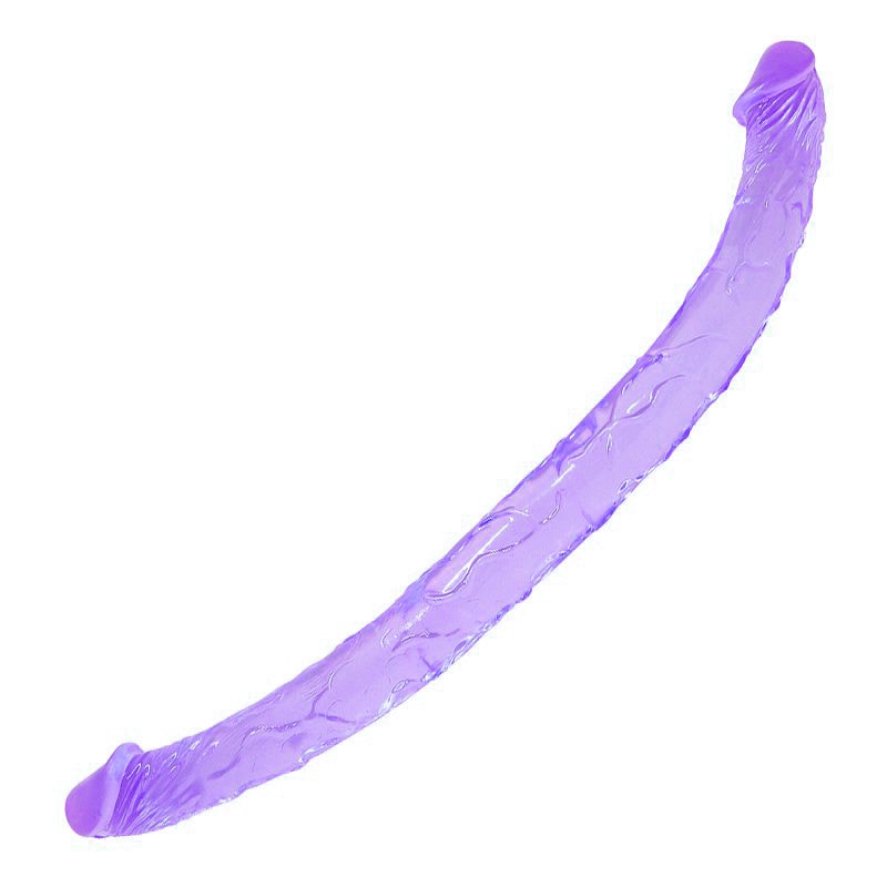 Prótese em Forma de Pênis Duplo com Veias Salientes - Double Dong | 45 x 3,5 cm | Disponível em 4 Cores - 7