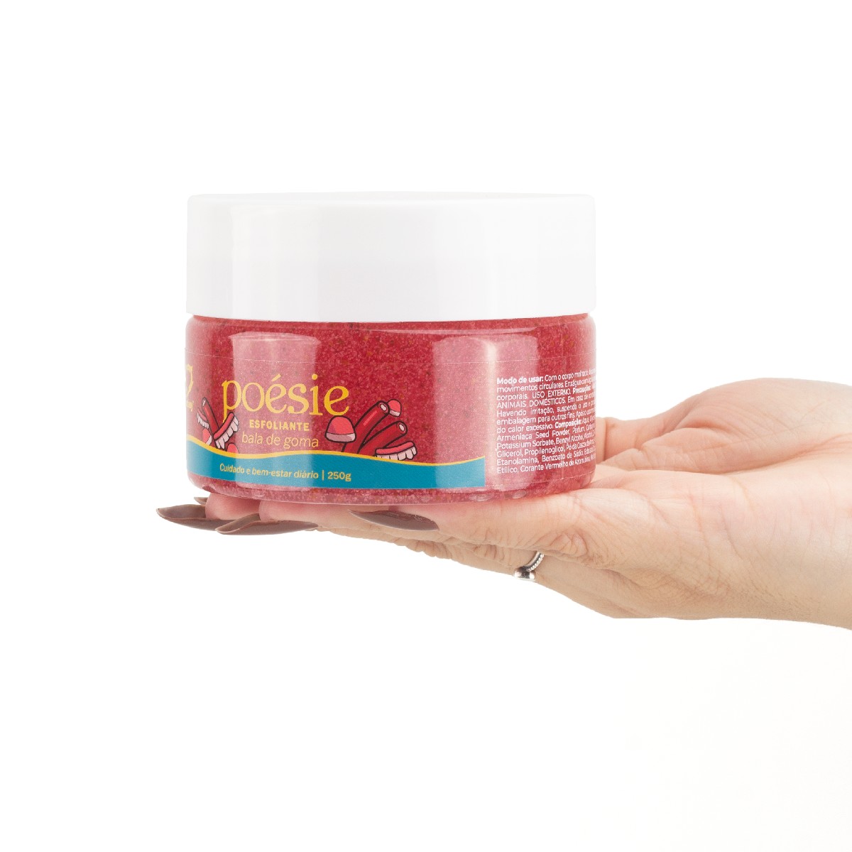 Esfoliante Corporal com Ativos Naturais e Fragrância - Sexy Fantasy Poésie | 250g | Disponível em 2 Aromas - 8