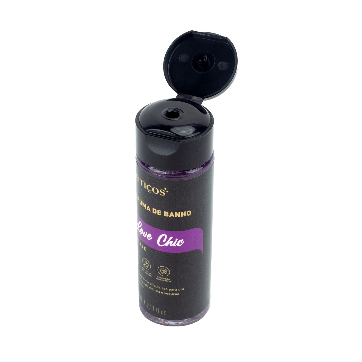Espuma de Banho com Fragrância Afrodisíaca - Feitiços Aromáticos Love Chic Êxtase | 60 ml - 2