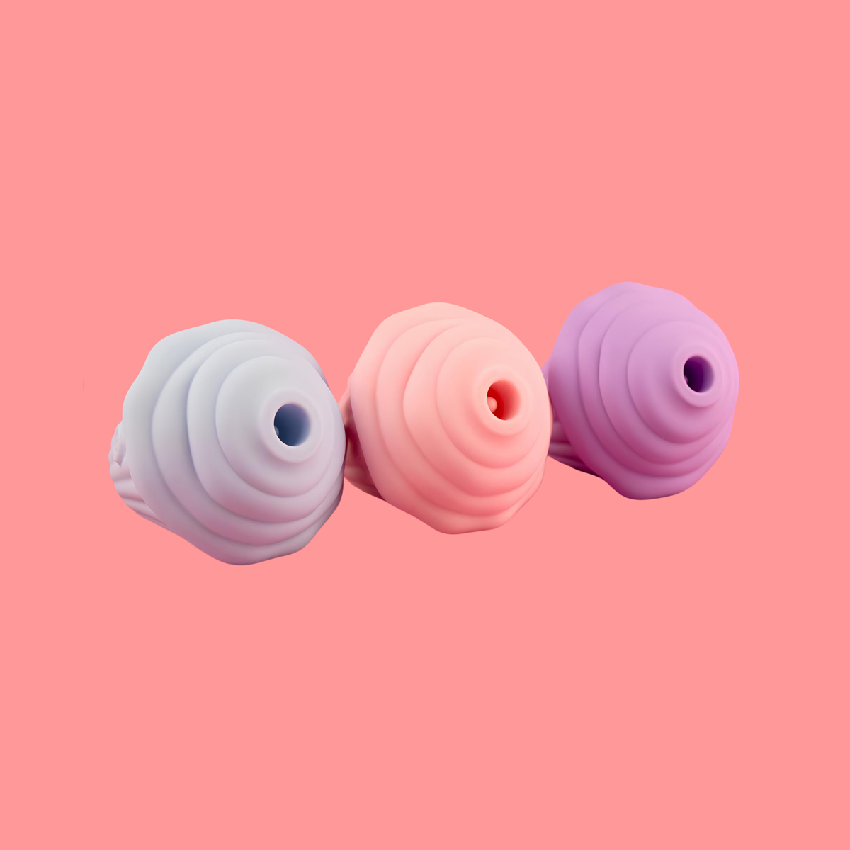 Estimulador Clitoriano no Formato de Cupcake com 5 Modos de Pulsações e Recarregável - SI Play | 7,8 x 7,4 cm | Disponível em 3 Cores - 2