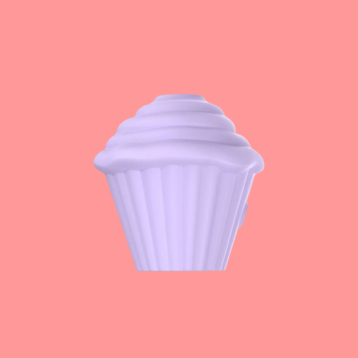 Estimulador Clitoriano no Formato de Cupcake com 5 Modos de Pulsações e Recarregável - SI Play | 7,8 x 7,4 cm | Disponível em 3 Cores - 5