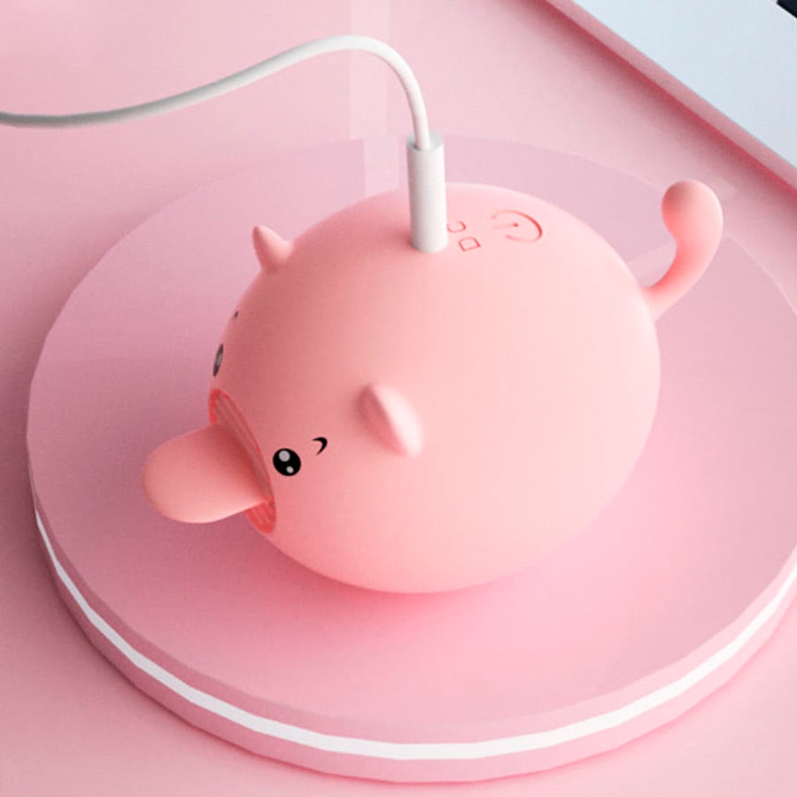 Estimulador Clitoriano em Formato de Porco com Língua em 10 Movimentos e Recarregável - YouVibe Sweet Pig | 6,2 x 4,2 cm - 5
