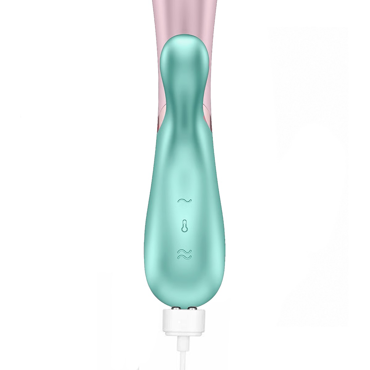 Vibrador Rabbit em Silicone com 12 Modos de Vibração, Função Aquecimento e Controle via Aplicativo - Satisfyer Hot Lover | 11,5 x 3 cm | Disponível em 3 Cores - 3