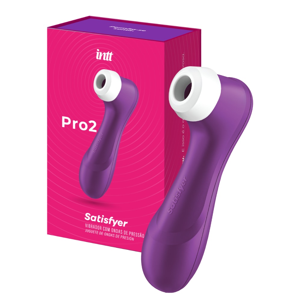 Estimulador Clitoriano Recarregável com 11 Níveis de Sucção e à Prova D'água - Satisfyer PRO2 Collab Intt | 16,5 x 4,6 cm | Disponível em 2 Cores - 5