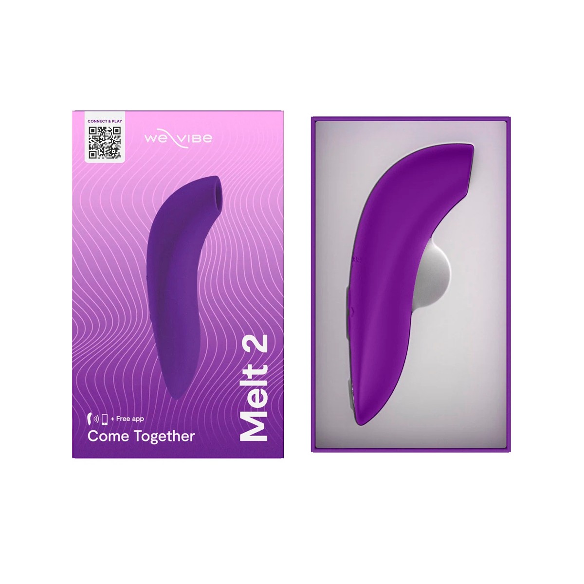 Estimulador Clitoriano em Silicone Macio com Tecnologia Pleasure Air, Smart Silence e Aplicativo Interativo - We-Vibe Melt 2 - 8