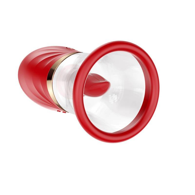 Estimulador de Clitóris em Formato de Língua com 6 Modos de Vibração e Sucção, Recarregável - Realov Adoramor Magic Tongue Pleasure - 1