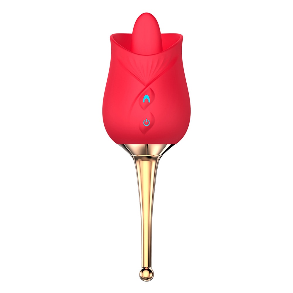 Estimulador de Clítoris Recarregável em Formato de Rosa com 10 Modos de Vibrações e 10 de Intensidade - Man Ting Hua Dancing Spirit | Disponível em 2 Cores - 9