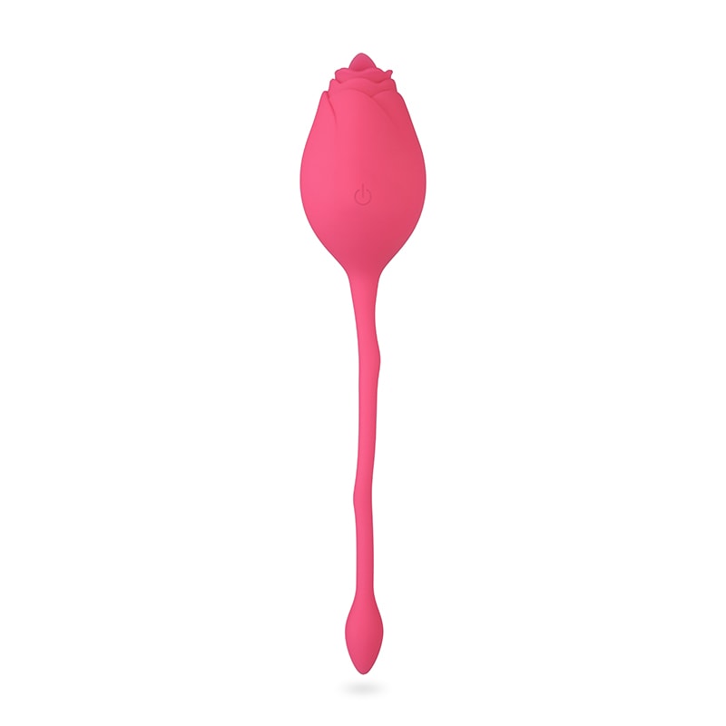 Estimulador de Clitóris Recarregável no Formato de Rosa com 10 Movimentos de Língua e Controle Remoto Sem Fio - Pink Rose | 6,5 x 3,8 cm - 3